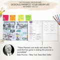 Life Planner - Undated Weekly & Monthly Planner, 12-Month Journey to Increase Productivity | Gratitude Journal, Life Organizer & Goal Journal |
