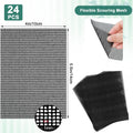 Skyley Flexible Scrubbing Screen Cleaning Mesh for Household 5.5 X 4 Inch Cleaner Toilet Hard Water Ring Remover Scouring Pad Abrasive Grit