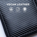Alldaily RFID Blocking Wallets for Men with Zipper Bifold RFID Card Holder (Black)