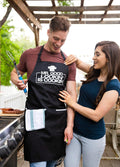 ALLER HOME&KITCHEN Funny Apron for Men, 2 Large Pockets One Size Fits All Chef Apron for Grilling, Cooking, BBQ Accessories Mr. Good Looking is