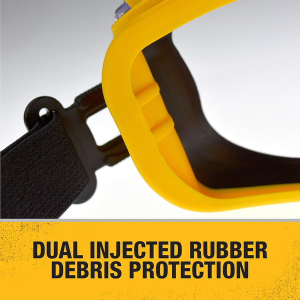 Dewalt DPG82 Concealer Anti-Fog Dual Mold Safety Goggle - 1 Pair Clear