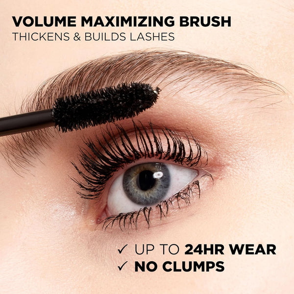 LâOreal Paris Makeup Voluminous Original Volume Building Mascara, Carbon Black, 0.26 Fl Oz