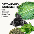 Pacifica Super Green Detox Sheet Mask Ã¢ÂÂ Charcoal, Kale & Clay Pore Cleansing Mask for Oily, Blemish-Prone Skin, Deep Detox Facial Mask, Vegan