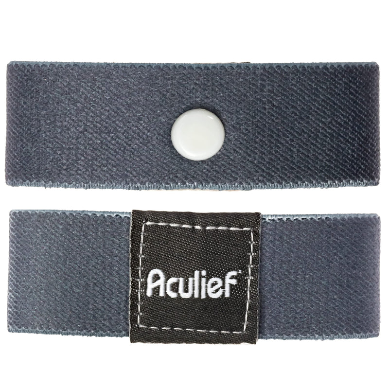 Aculief Acupressure Nausea Bracelet, Pressure Point Wristband for Motion Sickness Comfort and Chemotherapy, anti Nausea Wristband, Slim Reusable