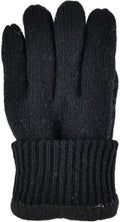 BRUCERIVER Men'S Pure Wool Knitted Gloves with Thinsulate Lining