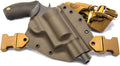 Kenai Chest Holster for Taurus Judge 2.5" or 3" Cyl, MAS Grey/Coyote, Right Hand****Does Not Fit the Public Defender*****