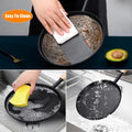 bodkar 8-inch Frying Pan Skillet Flat Crepe Pan, Lightweight Grill Pan with Wooden Handle for Camping Indoor Outdoor Cooking | Lightweight Grill