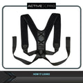 Posture Corrector for Men and Women - Shoulder Straightener Back Brace - Adjustable Straps - Scoliosis, Kyphosis, Scapula and Neck Hump Relief -