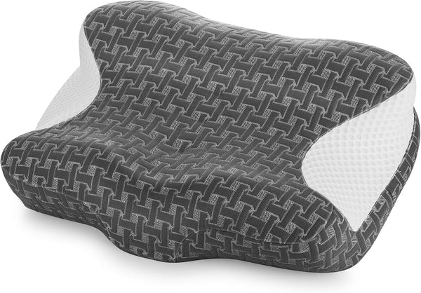 Elviros CPAP Pillow HSA/FSA for Side Back and Stomach Sleepers | Adjustable Firmness & 4 Heights, Ergonomic Memory Foam Cervical Neck Pillow for