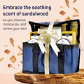 Spalife Men'S Sandalwood Luxury Spa Skincare Set - Complete Care Kit for Rugged Revitalization, Exfoliating Scrub - Bath and Body Collection for