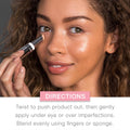 Neutrogena Hydro Boost Hydrating Concealer Stick for Dry Skin, Oil-Free, Lightweight, Non-Greasy and Non-Comedogenic Cover-Up Makeup with