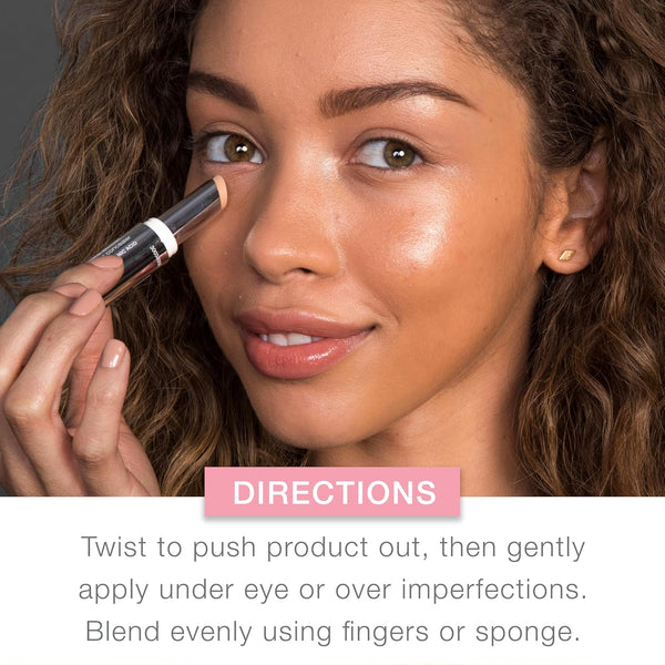 Neutrogena Hydro Boost Hydrating Concealer Stick for Dry Skin, Oil-Free, Lightweight, Non-Greasy and Non-Comedogenic Cover-Up Makeup with