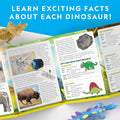 NATIONAL GEOGRAPHIC Clay Dinosaur Arts & Crafts Kit - Dinosaur Air Dry Clay for Kids with 5 Clay Colors, 5 Dino Skeletons & Googly Eyes, Dinosaur