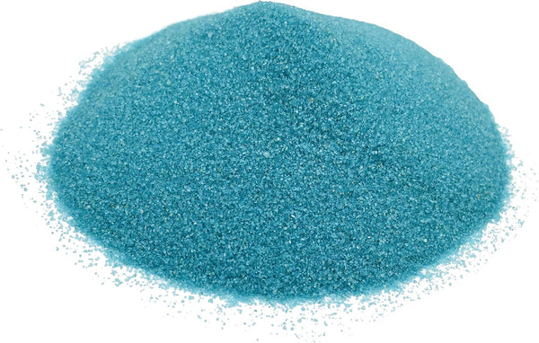 Teal Sand - Fine Sand for Zen Garden, Resin Incense Burner, Smudge Bowl, Ritual Incense, Cast Iron Cauldron, Unity Ceremony, Sensory Bin Table,