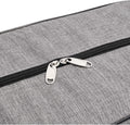 Bright Creations Sewing Machine Case - 18.1 x 9.4 x 12.2 In Gray Polyester - Hard Side Travel Tote & Organizer - Padded Handle & Shoulder Strap -