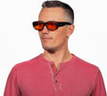 Fit-Over Amber Blue Light Blocking Sleep Glasses For Prescription Glasses | Fit Over 99.9% Blue Light Blocking, For Sleep, Nighttime Eyewear,