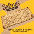 Sanissimo Salmas Salted, 20 packs of 3 Crackers, Oven Baked Corn Crackers, Gluten Free, Non GMO, Kosher Certified Salted (20PK)