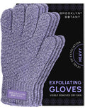 Brooklyn Botany Exfoliating Gloves for Bath and Shower Ã¢ÂÂ Heavy Duty Exfoliating Body Scrubber for Massage and Dead Skin Remover for Body