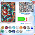 Micaracy Craft Kits for Kids Age 6-8-9-10, Presents for 5 7 11 12 Year Old Girls Notebook Diamond Art Painting Kit Arts and Crafts for Kids Toys