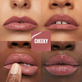 Maybelline Super Stay Vinyl Ink Longwear No-Budge Liquid Lipcolor Makeup, Highly Pigmented Color and Instant Shine, Cheeky, Rose Nude Lipstick,