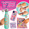 Sky Castle Sticki Rolls Sticker Book Bracelet - 120 Holographic Stickers | Series 2, 50 Laminated Activity Pages, Collectible Kawaii Designs, Ages