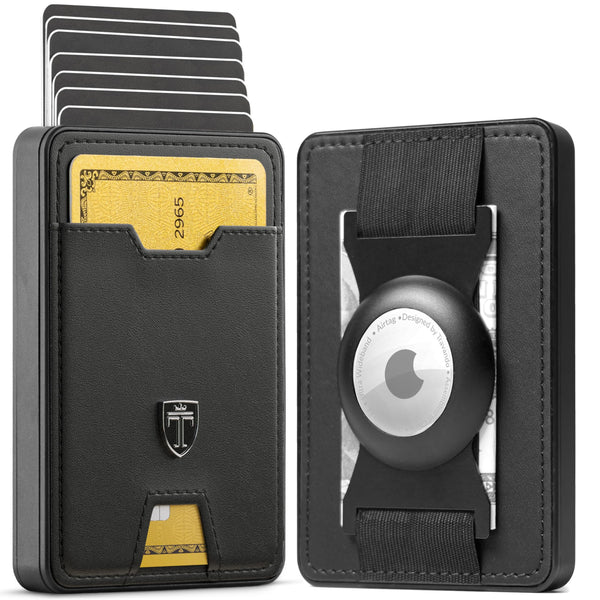 TRAVANDO Swype Slim Wallet for Men Metal RFID Blocking Mens Wallet Card Case