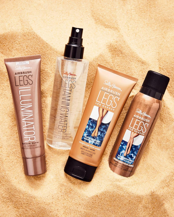 Sally Hansen Airbrush Legs, Leg Spray-On Makeup, Medium Glow 4.4 Oz Spray-On - Medium Glow 4.4 Fl Oz (Pack of 1)