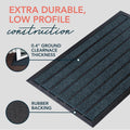 Ubdyo Extra Durable Door Mat - Dirt Trapping Outdoor Welcome Mats - Non-Slip Outdoor Indoor Entrance - Low Profile Front Doormat (30" X 17",