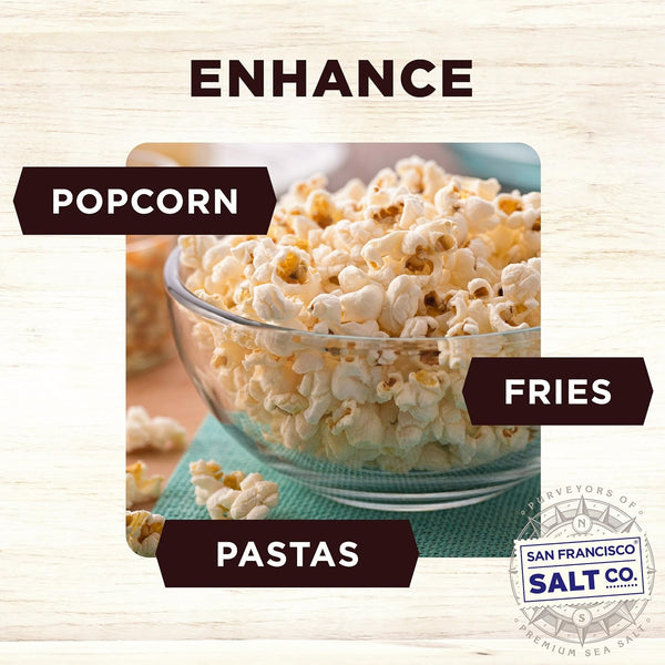 5 Oz. Resealable Pouch - Authentic Italian Black Truffle Salt by San Francisco Salt Company