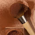 Ecotools Full Powder Brush, Fluffy Makeup Brush for Loose & Pressed Powder, Best for Setting Makeup, Large Brush Head with Soft, Synthetic