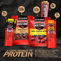 Jack Link's Beef Jerky Variety Pack Gift Basket - 15 Pack - Assorted Jerky, Steaks, and Meat Sticks - Ready to Eat Protein Snacks - Made with 100%