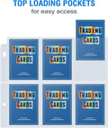 Sooez 9 Pocket Page Protectors, Trading Card Sleeves for Binder, 36 Pack | Baseball Cards Holder, Protective Pages Sheets for Binders Album, Fit