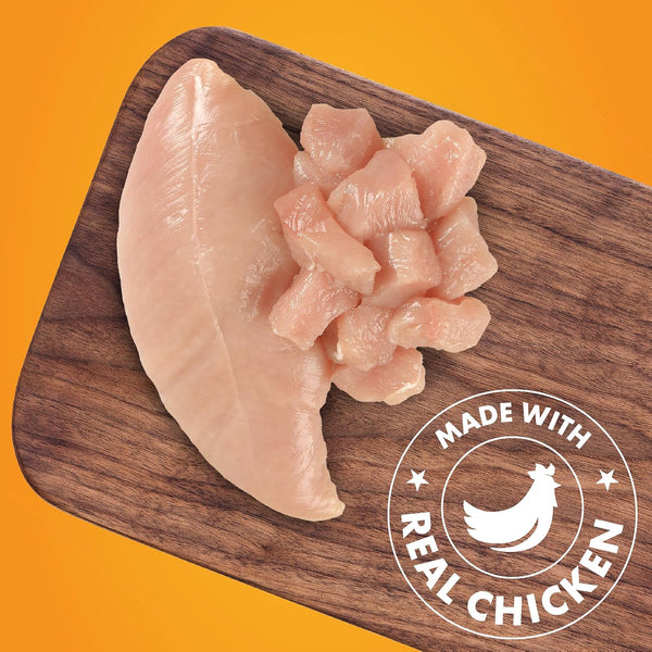 Pur Luv Chicken Wrapped Sweet Potato Dog Treats, Rawhide Free Jerky Wraps, Made with Real Chicken, 16 Oz, Healthy, Easily Digestible, Long