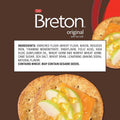 Breton Original Crackers 7 Ounce Pack of 3 Original with Sea Salt 7 Ounce (Pack of 3)