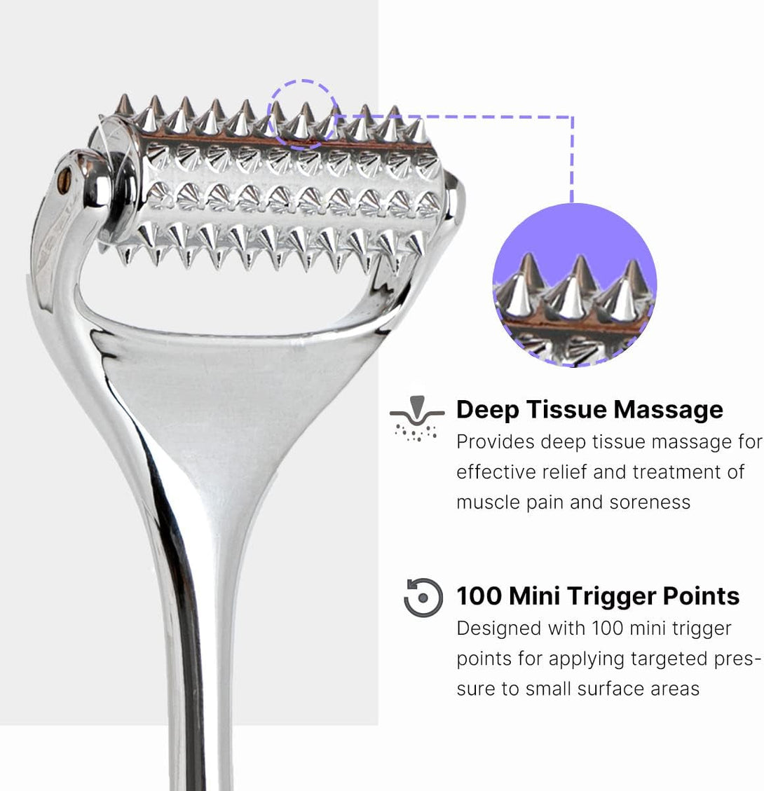 Acupressure Roller, Acupuncture Massage Roller for Neck/Head/Hand Pain Relief and Muscle Relaxation