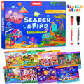 Search and Find Activity Books for Kids Ages 3-5, Toddler Travel Games Toys for Car Airplane, Road Trip Activities for Kids Games 4-8, Preschool