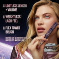 Maybelline Lash Sensational Sky High Washable Mascara Makeup, Volumizing, Lengthening, Defining, Curling, Multiplying, Buildable Formula, Blackest