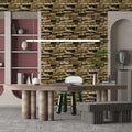 Rock Peel and Stick Wallpaper - Self-Adhesive & Removable Wallpaper Stone Decorations Contact Paper 17.7"x118" 3D Stone Textured Vinyl for