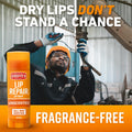O'Keeffe'S Lip Repair Unscented Lip Balm for Dry, Cracked Lips - Stick (Twin Pack) - Moisturizer for Very Dry Lips