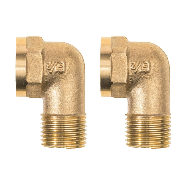 Durasteel Wall Mount Faucet 90-Degree Elbow - Commercial Kitchen Faucet Space Saving Backsplash Kit - Heavy Duty 1/2" IP