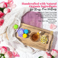 Bath Bomb Gift Set for Women â 10 Pack Handmade with Natural Essential Oils, 5 Aromatic Scents, Relaxing Rose Bubble Bath, Self Care Birthday &