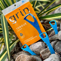 GRIN Tongue Cleaner, 32 Count, Disposable Tongue Cleaner, Hygienic Scraper, Recycled Plastic, Clean Tongue, Promote Fresh Breath, Includes Safe