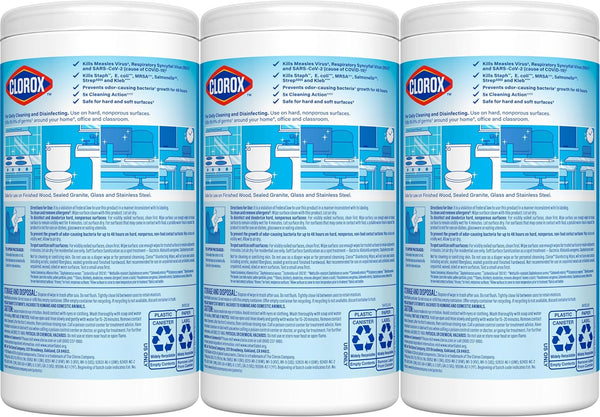 Clorox Disinfecting Wipes Back to School Variety Pack, 75 Count Each, Pack of 3 (Package May Vary) Lemon + Fresh 75 Count (Pack of 3)