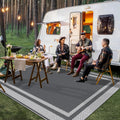 HappyTrends Outdoor Rug Reversible Portable Plastic Straw Camping Rugs for Outside RV,Large Waterproof Outdoor Area Rugs for
