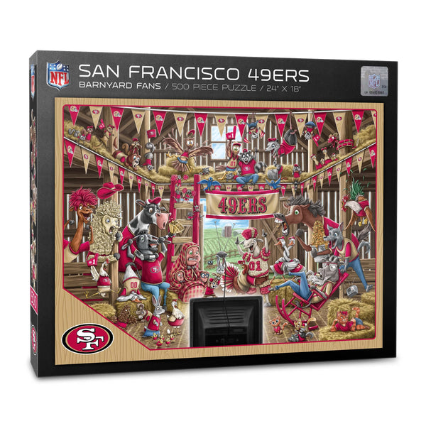 YouTheFan NFL Barnyard Fans 500pc Puzzle One Size San Francisco 49ers