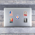 100 Pack President Stickers, American Graphic Picture Decal for Laptop, Phone, Vehicle, Water Bottle