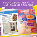 National Geographic Marbling Paint Craft Kit to Create Marble Art for Kids Paint Marbling Kit