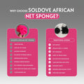 Bath Sponge Exfoliating Washcloth for Body African Net Shower Exfoliating Towel Back Scrubber Shower Rag Bath Accessories for Smoother Skin (Pink)