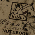 Rite in the Rain Weatherproof Side Spiral Notebook, 4.625" X 7", Tan Cover, Universal Pattern (No. 973T)