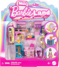 Barbie Mini BarbieLand Collectible Pet Boutique Playset with 1 1/2-Inch Doll, Product Display, Check Out Stand, Pet House & Cat Baskets for